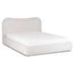 Mebel Elite Ліжко 160x200 Haga з ящиком для речей, сіре, з букле, ME.HAGA/160/P/TB/LOZZPOJ - Home Club, Зображення 3
