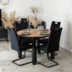 Mebel Elite Стул Lopez, черный, велюровый, ME.LOPEZ/CZ/V/K - Home Club, изображение 4