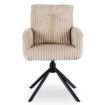 Mebel Elite Вращающееся кресло для гостиной June, бежевое, из вельвета, ME.JUNE/BZ/SZTR/K - Home Club, изображение 7