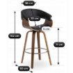 Mebel Elite Поворотний стілець Jersey з екошкіри, ME.JERSEY/CZ/O/DG/E/H - Home Club, Зображення 9