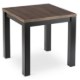 Mebel Elite Раздвижной стол Max 80–160 см, орех/чёрный, W.MAX/OM/CZ/S - Home Club