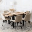 Mebel Elite Раздвижной стол Max 80–160 см, дуб Artisan/чёрный, W.MAX/DA/CZ/S - Home Club, изображение 4