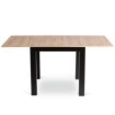 Mebel Elite Раздвижной стол Max 80–160 см, дуб Artisan/чёрный, W.MAX/DA/CZ/S - Home Club, изображение 7
