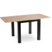 Mebel Elite Раздвижной стол Max 80–160 см, дуб Artisan/чёрный, W.MAX/DA/CZ/S - Home Club, изображение 8