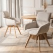 Mebel Elite Обертове крісло Dias бежевого кольору, ME.DIAS/BZ/T/K - Home Club, Зображення 2