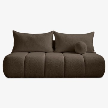 Mebel Elite Раскладной диван Saria Mocca Boucle, COM.CLOUD/ANTHOLOGY7/SOF - Home Club