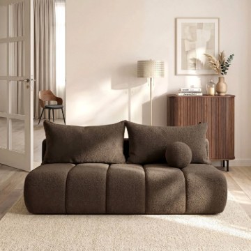 Mebel Elite Раскладной диван Saria Mocca Boucle, COM.CLOUD/ANTHOLOGY7/SOF - Home Club