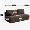 Mebel Elite Раскладной диван Arveto Mocca Boucle, COM.MONOM/ANTHOLOGY7/SOF - Home Club, изображение 8