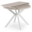 Mebel Elite Стол Lukas, раскладной, 100–250 см, цвет «Кашмир»/белый, ME.LUKAS/KASZ/B/S - Home Club, изображение 8