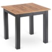 Mebel Elite Стіл Ben, розкладний, 80–200 см, дуб Craft/чорний, W.BEN/DC/CZ/S - Home Club