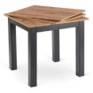 Mebel Elite Стіл Ben, розкладний, 80–200 см, дуб Craft/чорний, W.BEN/DC/CZ/S - Home Club, Зображення 3