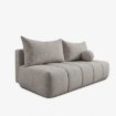 Mebel Elite Раскладной диван Saria светло-серого цвета из шенила, COM.CLOUD/FLOW1/SOF - Home Club, изображение 3