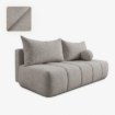 Mebel Elite Раскладной диван Saria светло-серого цвета из шенила, COM.CLOUD/FLOW1/SOF - Home Club, изображение 4