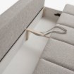 Mebel Elite Раскладной диван Saria светло-серого цвета из шенила, COM.CLOUD/FLOW1/SOF - Home Club, изображение 7