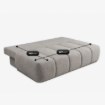 Mebel Elite Раскладной диван Saria светло-серого цвета из шенила, COM.CLOUD/FLOW1/SOF - Home Club, изображение 9
