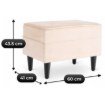 Mebel Elite Крісло для відпочинку Evan 2 з підніжкою, бежеве, велюрове, ME.EVAN2/BZ/CZ/V/FWPD - Home Club, Зображення 9
