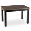Mebel Elite Стіл Skubi, розкладний, 120–160 см, горіх/чорний, W.SKUBI/OM/CZ/S - Home Club