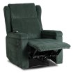 Mebel Elite Раскладной массажный кресло Sebastian, зеленое, из вельвета, ME.SEBASTIAN/Z/SZTR/FW - Home Club, изображение 3