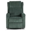 Mebel Elite Раскладной массажный кресло Sebastian, зеленое, из вельвета, ME.SEBASTIAN/Z/SZTR/FW - Home Club, изображение 4