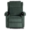 Mebel Elite Раскладной массажный кресло Sebastian, зеленое, из вельвета, ME.SEBASTIAN/Z/SZTR/FW - Home Club, изображение 5
