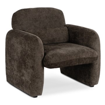Mebel Elite Кресло для отдыха Togo, коричневое, ME.TOGO/BR/T/FW - Home Club