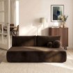 Mebel Elite Раскладной диван Arveto, коричневый, велюровый, COM.MONOM/MONOLITH29/SOF - Home Club, изображение 2