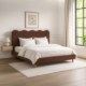 Mebel Elite Кровать 160x200 Izmir Rude, ME.IZMIR/160/RD/T/LOZ - Home Club
