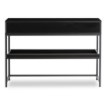 Mebel Elite Консоль для прихожей Ruby 100 см с полкой, чёрная, ME.RUBY/CZ/B - Home Club, изображение 4