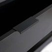 Mebel Elite Консоль для прихожей Ruby 100 см с полкой, чёрная, ME.RUBY/CZ/B - Home Club, изображение 6