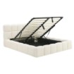 Mebel Elite Ліжко 160x200 Murcja з ящиком для речей, кремове, з тканини букле, ME.MURCJA/160/KR/TB/LOZZPOJ - Home Club, Зображення 3