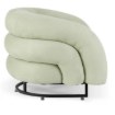 Mebel Elite Кресло для отдыха Carmine, мятный, велюровое, ME.CARMINE/MI/V/FW - Home Club, изображение 4