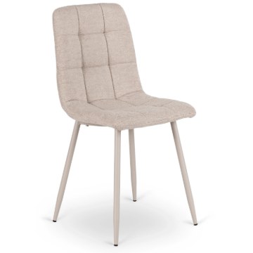 Mebel Elite Стілець Sal, бежевий/кашмір, ME.SAL/KR/KASZ/T/K - Home Club