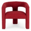 Mebel Elite Кресло для отдыха Lille бордового цвета из ткани букле, ME.LILLE/RD/TB/FW - Home Club, изображение 3