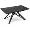 Mebel Elite Стол Maxime, керамический, раскладной, 160–240 см, черный мрамор, ME.MAXIME/CZ/S - Home Club