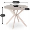 Mebel Elite Стол Dorian, раскладной, 80–160 см, цвет «Кашмир», ME.DORIAN/KASZ/S - Home Club, изображение 11
