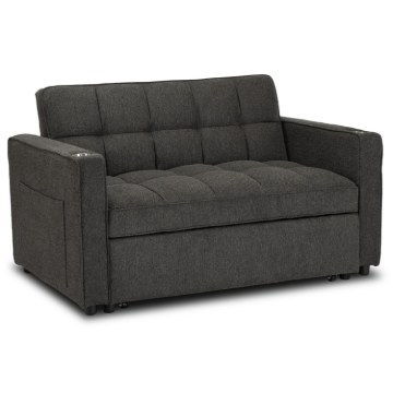 Mebel Elite Раскладной кресло Aster для сна, чёрный, ME.ASTER/CZ/T/SOF - Home Club