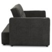 Mebel Elite Раскладной кресло Aster для сна, чёрный, ME.ASTER/CZ/T/SOF - Home Club, изображение 3
