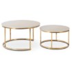 Mebel Elite Набор столиков Apulia Max «Кашмир»/«Золотой», ME.MAXAPULIA/KASZ/ZL/L - Home Club, изображение 3