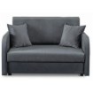 Mebel Elite Двухместное кресло-кровать Vero 2, серого цвета, PPHUE.BASIA2/PAROS6/FW - Home Club, изображение 3
