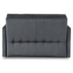 Mebel Elite Двухместное кресло-кровать Vero 2, серого цвета, PPHUE.BASIA2/PAROS6/FW - Home Club, изображение 5