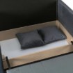 Mebel Elite Двухместное кресло-кровать Vero 2, серого цвета, PPHUE.BASIA2/PAROS6/FW - Home Club, изображение 10