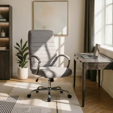 Mebel Elite Вращающееся кресло Renes, серого цвета, ME.RENES/P/T/FO - Home Club