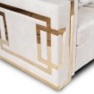 Mebel Elite Диван Pallazo 3S, трёхместный, кремово-золотой, ME.PALLAZO3S/KR/ZL/V/SOF - Home Club, изображение 6