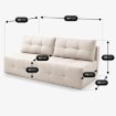 Mebel Elite Раскладной диван Morana кремового цвета, COM.VERA/VERITA03/SOF - Home Club, изображение 8