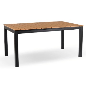 Mebel Elite Садовий стіл Argos 140–180 см, дуб/чорний, ME.ARGOS/140-180/D/CZ/OGR/S - Home Club
