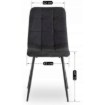 Mebel Elite Стілець Peru 2, чорний, ME.PERU2/CZ/T/K - Home Club, Зображення 10