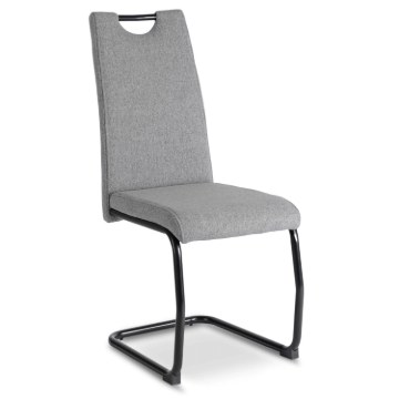 Mebel Elite Стілець Lopez Сірий/Чорний, ME.LOPEZ/P/CZ/T/K - Home Club