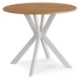 Mebel Elite Стіл Lauren 90 см, дуб/білий, ME.LAUREN/D/B/S90 - Home Club
