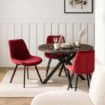 Mebel Elite Стілець Rick бордовий, велюровий, ME.RICK/BOR/V/K - Home Club, Зображення 2