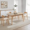Mebel Elite Розкладний керамічний стіл Samer 120–160 см, дуб, ME.SAMER/D/CER/S120-160 - Home Club, Зображення 2